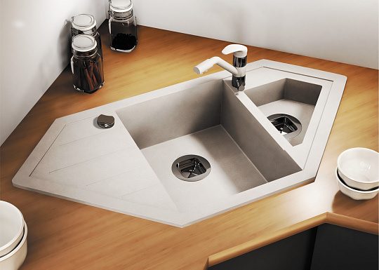 Мойки из кварцевого камня: свойства материала, почему эти изделия практичнее эмалированных или металлических моек, почему у кварцевого камня множество оттенков
