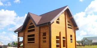 Строительство дома из сухого дома профилированного бруса