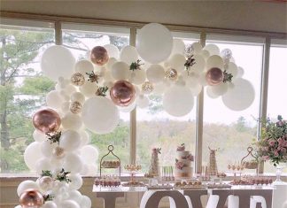 Как оформляют свадьбы в Москве шариками с гелием