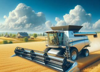 Перевозка комбайна с жаткой требует внимательного выбора трала